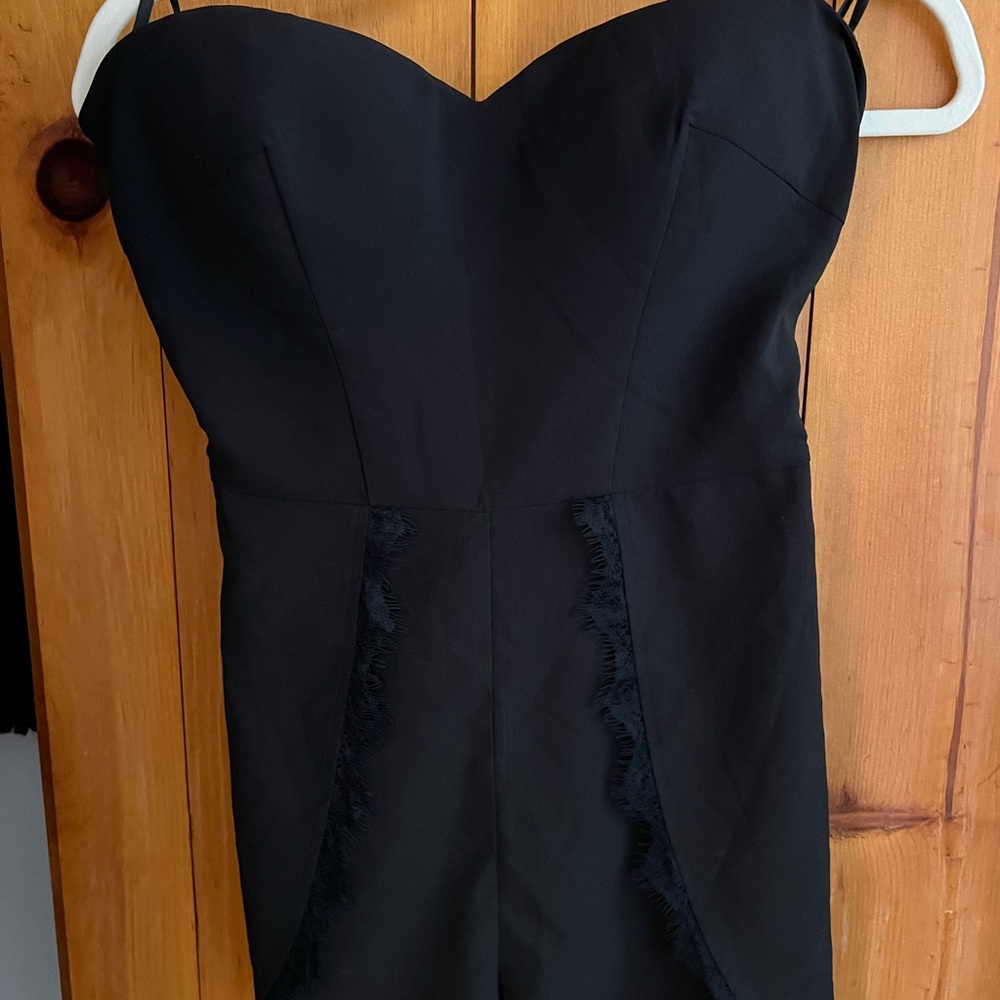 Bebe Sweetheart Neckline Romper